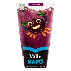 Bebida Mista Sabor Uva Kapo 200ml