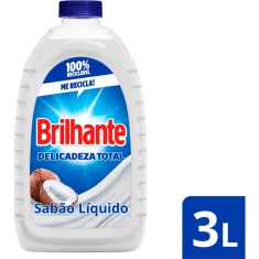 Lava Roupas Líquido Delicadeza Total Brilhante 3L
