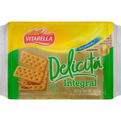 Biscoito Cracker Integral Delicitá Vitarella 420g