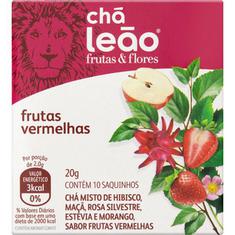 Chá Misto Frutas Vermelhas Chá Leão 10 Sachês