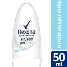 Desodorante Masculino Roll On Sem Perfume Rexona 50ml