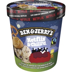 Sorvete Netflix & Chillld Ben & Jerrys 458ml