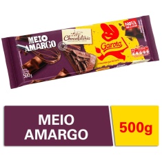 Cobertura Chocolate Meio Amargo Chocolateria Garoto 500g