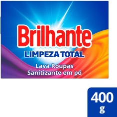 Lava Roupa em Pó Limpeza Total Brilhante 400g