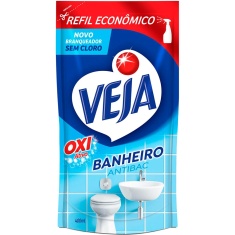 Limpador Anti Bac Banheiro Oxi Refil Veja 400ml