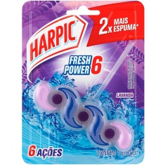 Bloco Sanitário Fresh Power 6 Lavanda Harpic 39g