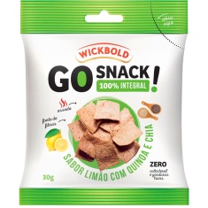 Snack Integral Limão com Quinoa e Chia Wickbold 30g