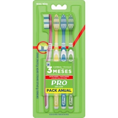 Escova Dental Média Pro-Deluxe Oral B 4 Un