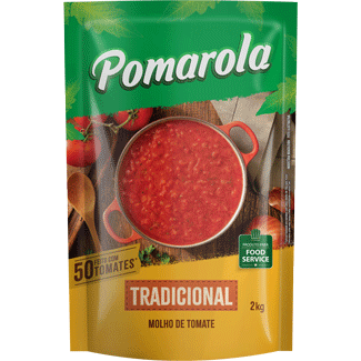 Molho de Tomate Tradicional Pomarola 2kg