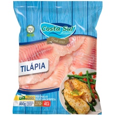 Filé de Tilápia Congelado Costa Sul 800g
