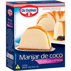 Pó para Preparo de Manjar de Coco com Calda de Ameixa Oetker 200g