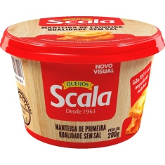 Manteiga S/ Sal Scala 200g