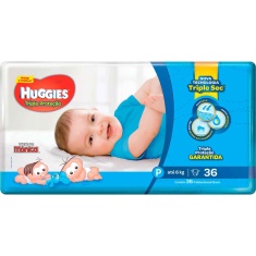 Fralda Huggies Tripla Proteção Jumbo P 36 un.