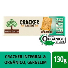 Biscoito Cracker Integral Orgânico Gergelim Tribos Mãe Terra 130g