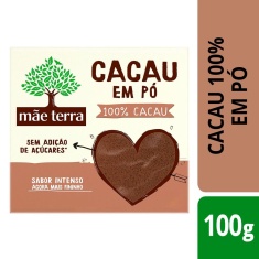 Cacau em Pó sem Açúcar Mãe Terra 100g