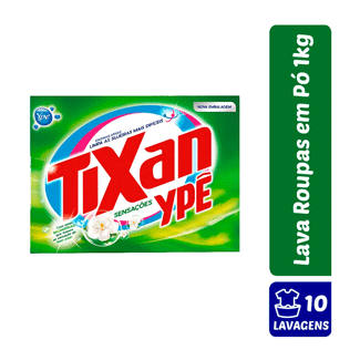Lava Roupas em Pó Sensações Tixan Ypê 1kg