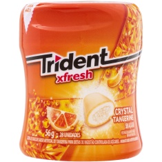 Goma de Mascar Tangerina Zero Açúcar Xfresh Trident 56g