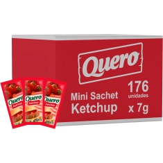 Ketchup Tradicional Quero Sachê 176x7g