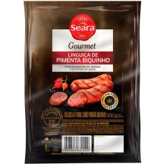 Linguiça de Pimenta Biquinho Seara Gourmet 500g