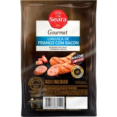 Linguiça de Frango com Bacon Seara Gourmet 500g