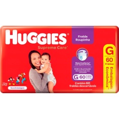 Fralda Roupinha Supreme Care Hiper G 60un Huggies
