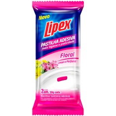 Pastilha Adesiva Floral Lipex 2un