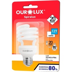 Lâmpada Ourolux Espiral 20W 127V