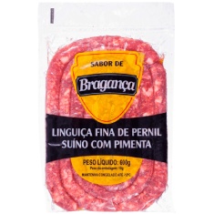 Linguiça de Pernil com Pimenta Sabor de Bragança 600g