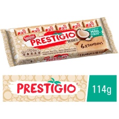 Chocolate Prestígio Branco Nestlé 114g
