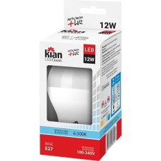 Lâmpada Led 12W 6.5K Kian Bivolt