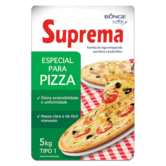Farinha de Trigo Especial para Pizza Suprema Bunge 5Kg