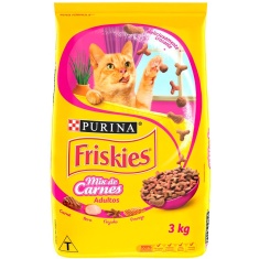 Alimento Para Gatos Seleção Saborosa Mix de Carnes Friskies 3kg