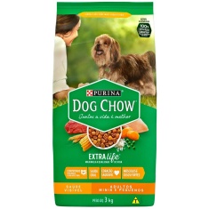 Alimento para Cães Adultos de Raças Pequenas Dog Chow 3kg