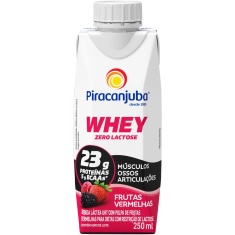 Bebida Láctea Whey Frutas Vermelhas Piracanjuba 250ml