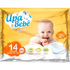 Fralda Descartável Upa Bebê Basic Tamanho XXG 14un