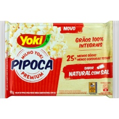 Milho para Pipoca Pop Corn Natural com Sal Yoki 90g