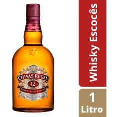 Whisky Escocês 12 Anos Chivas Regal 1L