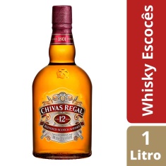 Whisky Escocês 12 Anos Chivas Regal 1L