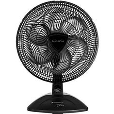 Ventilador Eros Preto e Cinza Cadence 6P 40cm 110v