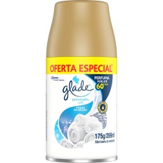 Purificador Aerossol Glade Toque de Maciez Refil 269ml 20%Desconto
