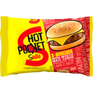 Sanduíche Hot Pocket X-Burguer Sadia 145g