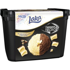 Sorvete Laka e Diamante Negro Lacta 1,5L