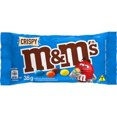 Confeito de Chocolate ao Leite Crispy M&Ms 35g