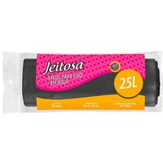 Saco para Lixo Rolo Jeitosa 25L 30un