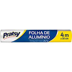 Folha de Alumínio Pratsy 30cmX4m