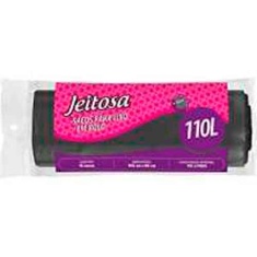 Saco para Lixo Rolo Jeitosa 110L 15un