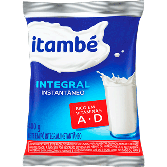 Leite em Pó Integral Instantâneo Itambé 400g