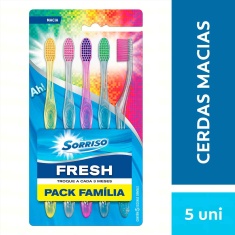 Escova Dental Fresh Sorriso 5un