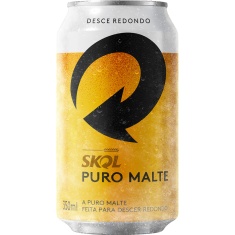 Cerveja Puro Malte Skol 350ml