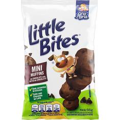 Mini Muffins de Chocolate com Gotas de Chocolate Little Bites 66g